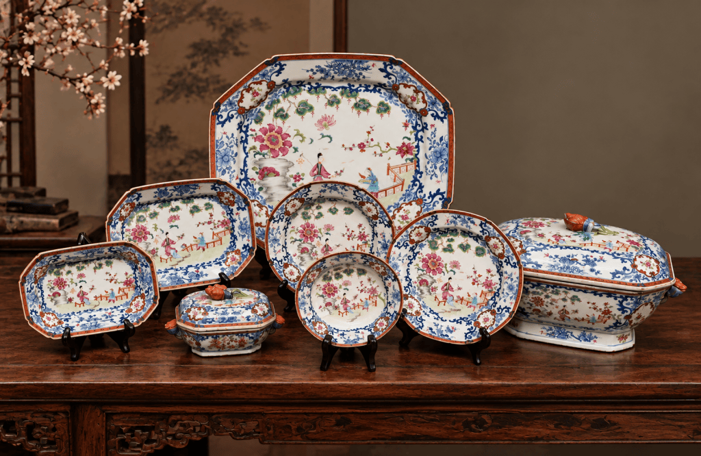 Chinese famille rose porcelain collection