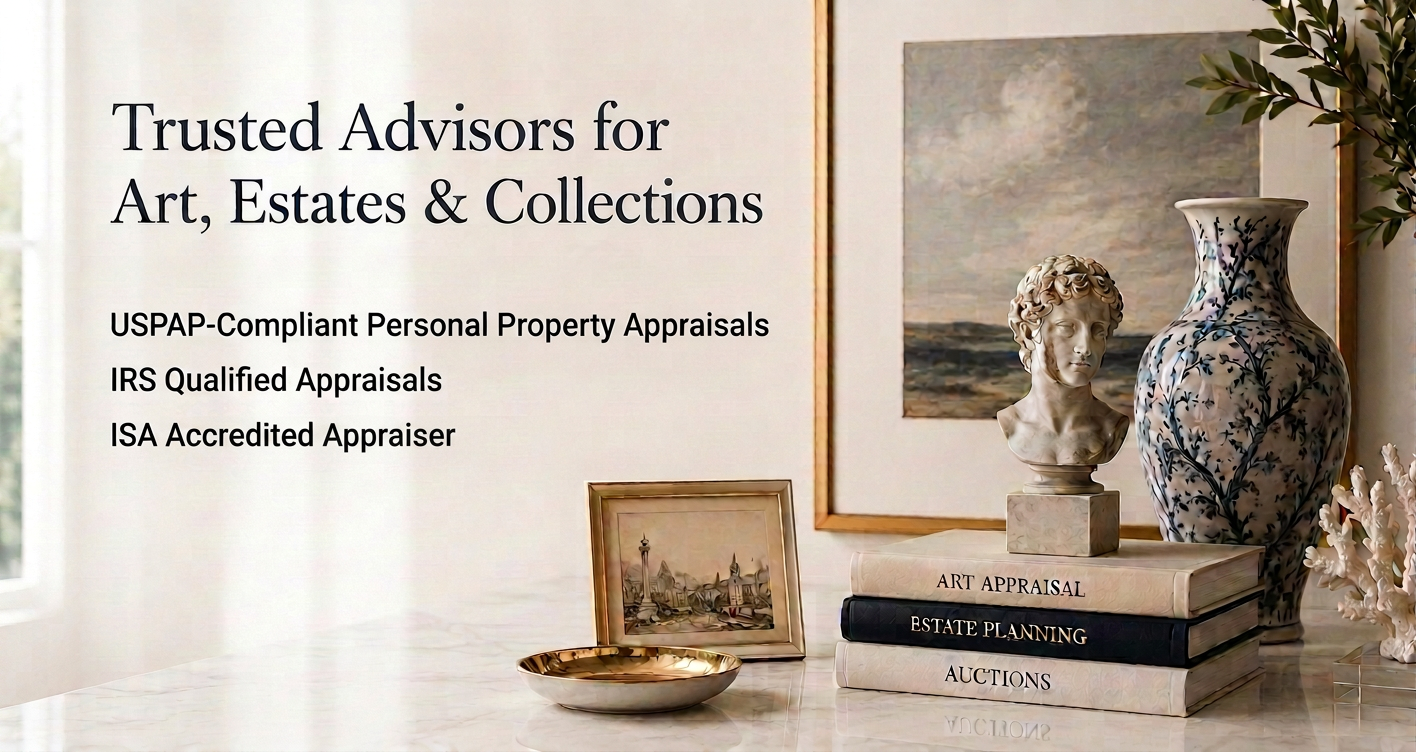 Art, antiques, and decorative objects from a private collection,Based in Pasadena & West Covina, California, serving Southern California and beyond.